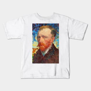 Van Gogh Self Portraint Kids T-Shirt